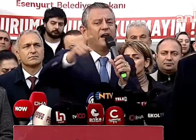 Özgür Özel, partisinin Esenyurt kararını duyurdu: Direnişe devam edeceğiz